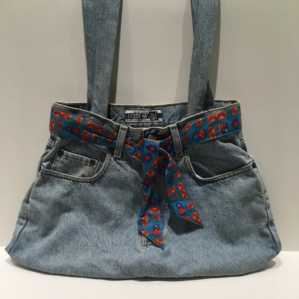 THE GAP BLUE JEAN BAG